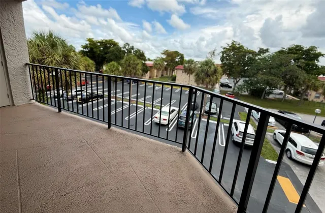 a view of garden with patio