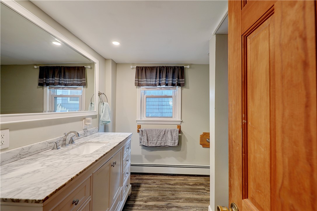 231 Providence Street Woonsocket, RI 02895 - Photo 18 of 35 updated bathroom with marble vanity