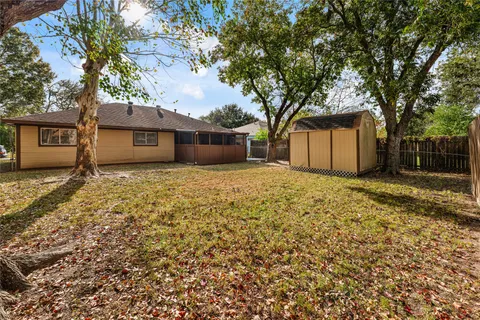 a house with trees in front of it