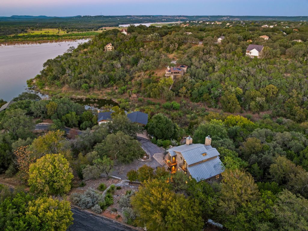 723 Coventry Road Spicewood, TX 78669 - Photo 39 of 40 a view of lake with city