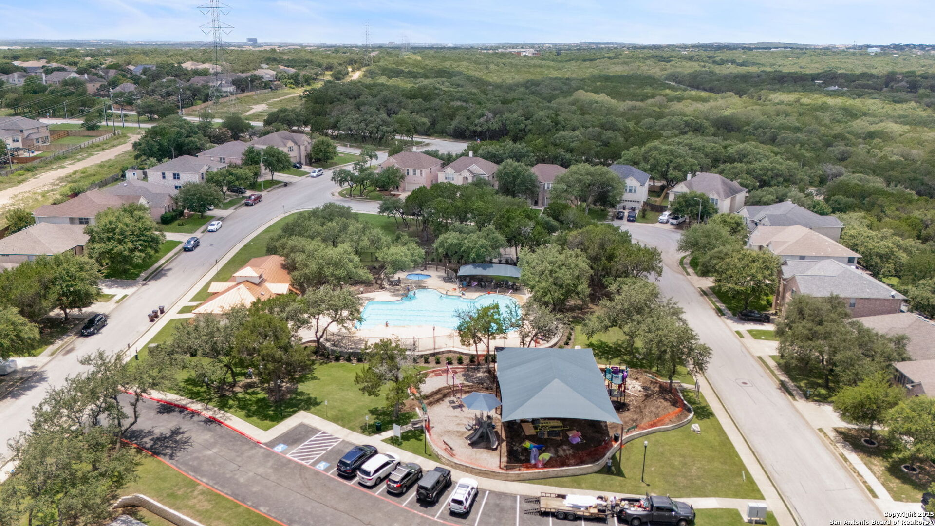 4731 Bending Grove San Antonio, TX 78259 - Photo 39 of 43 an aerial view of house with yard