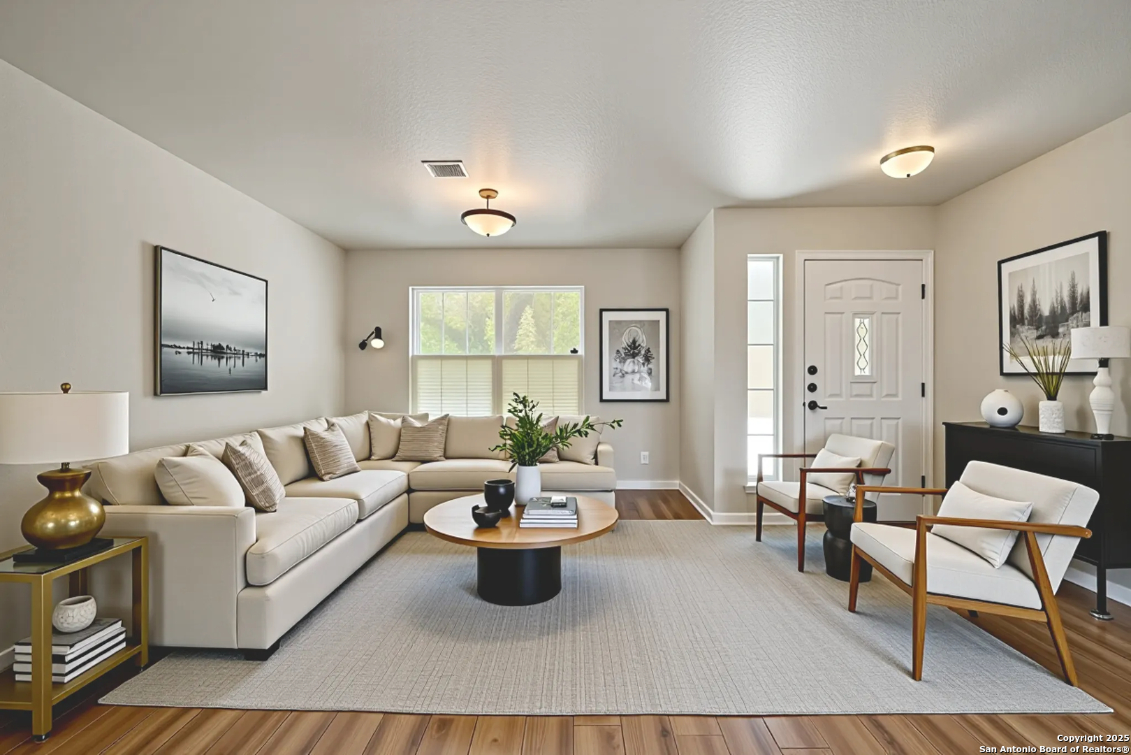 4731 Bending Grove San Antonio, TX 78259 - Photo 4 of 43 a living room with furniture and a large window