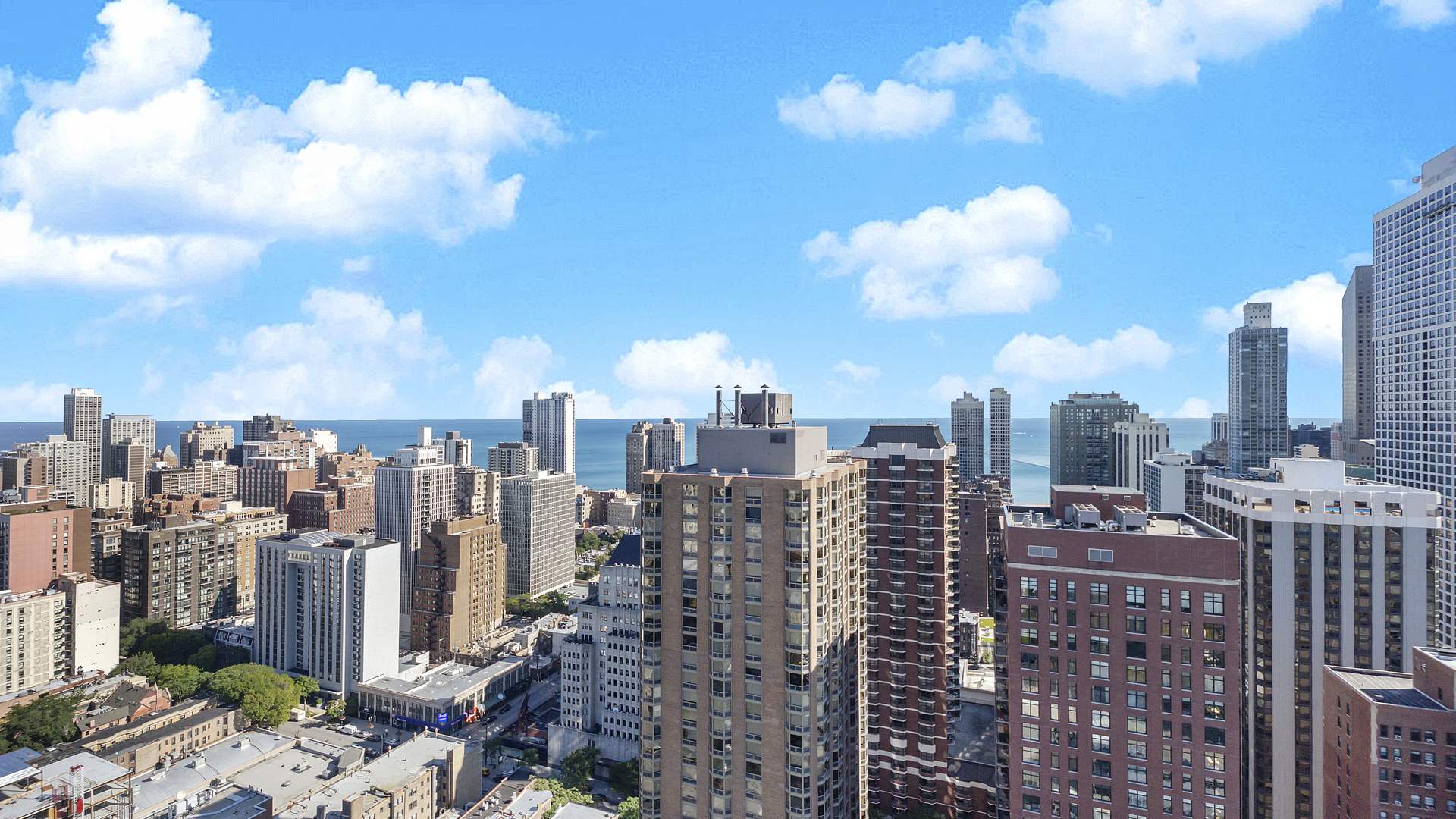 1122 North Clark Street, Unit 3808 Chicago, IL 60610 - Photo 25 of 29 a view of a city with tall buildings