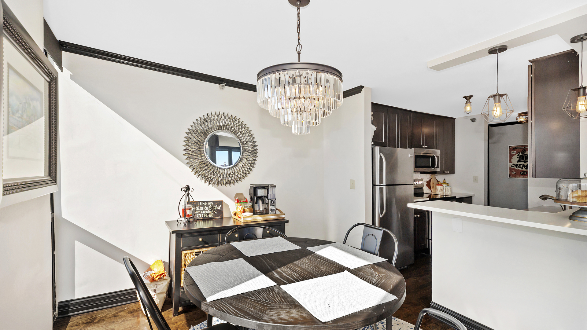 1122 North Clark Street, Unit 3808 Chicago, IL 60610 - Photo 10 of 29 a very nice looking dining room with a table and chairs