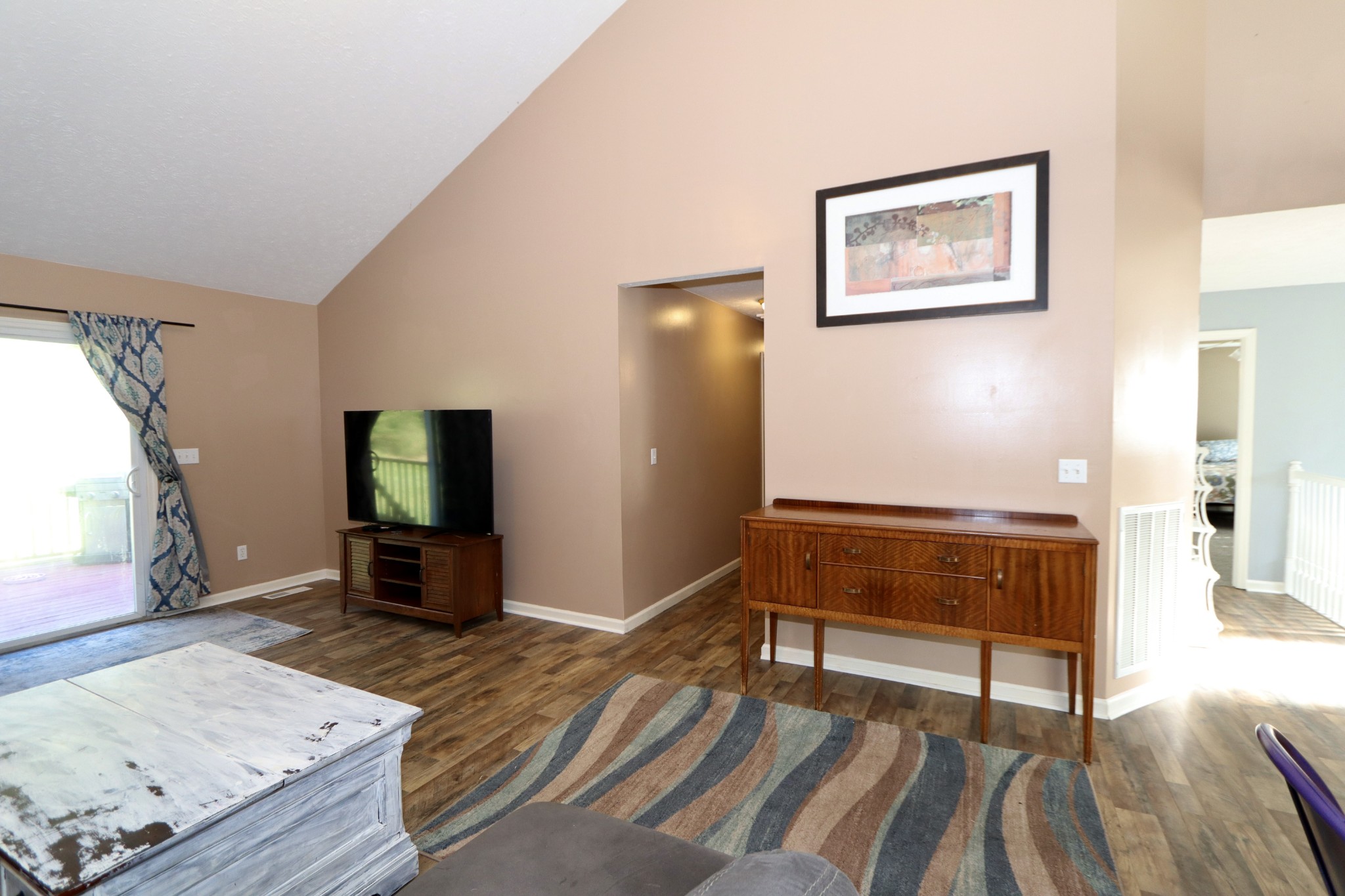 7523 Chester Road Fairview, TN 37062 - Photo 21 of 53 a living room with couch and a flat screen tv