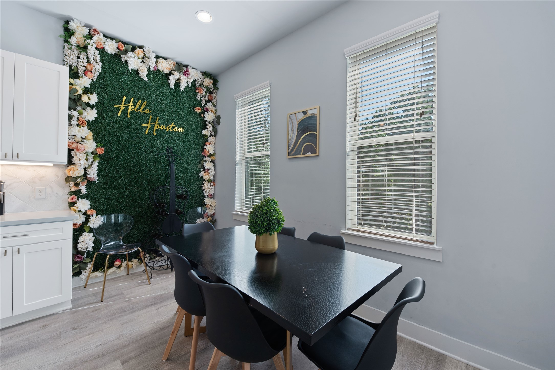 3365 Daphne Street Houston, TX 77021 - Photo 10 of 26 a view of a dining room with furniture and wooden floor