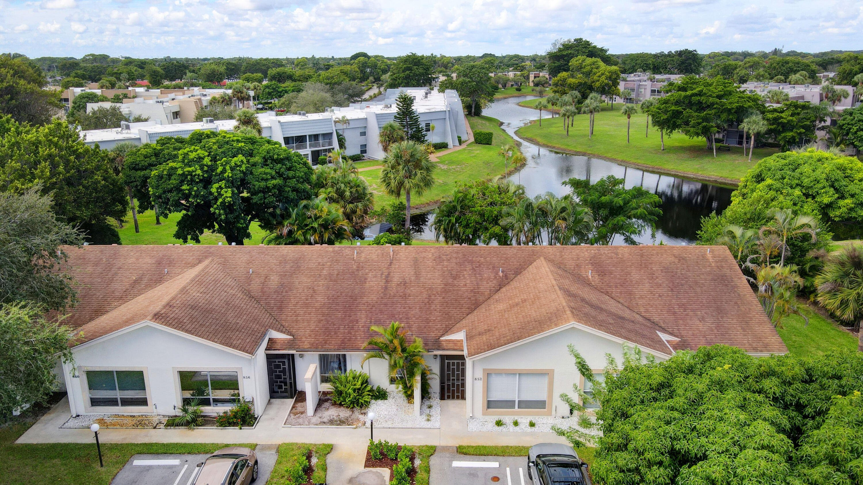 852 Lago Road Delray Beach, FL 33445 - Photo 31 of 65 Aerial View