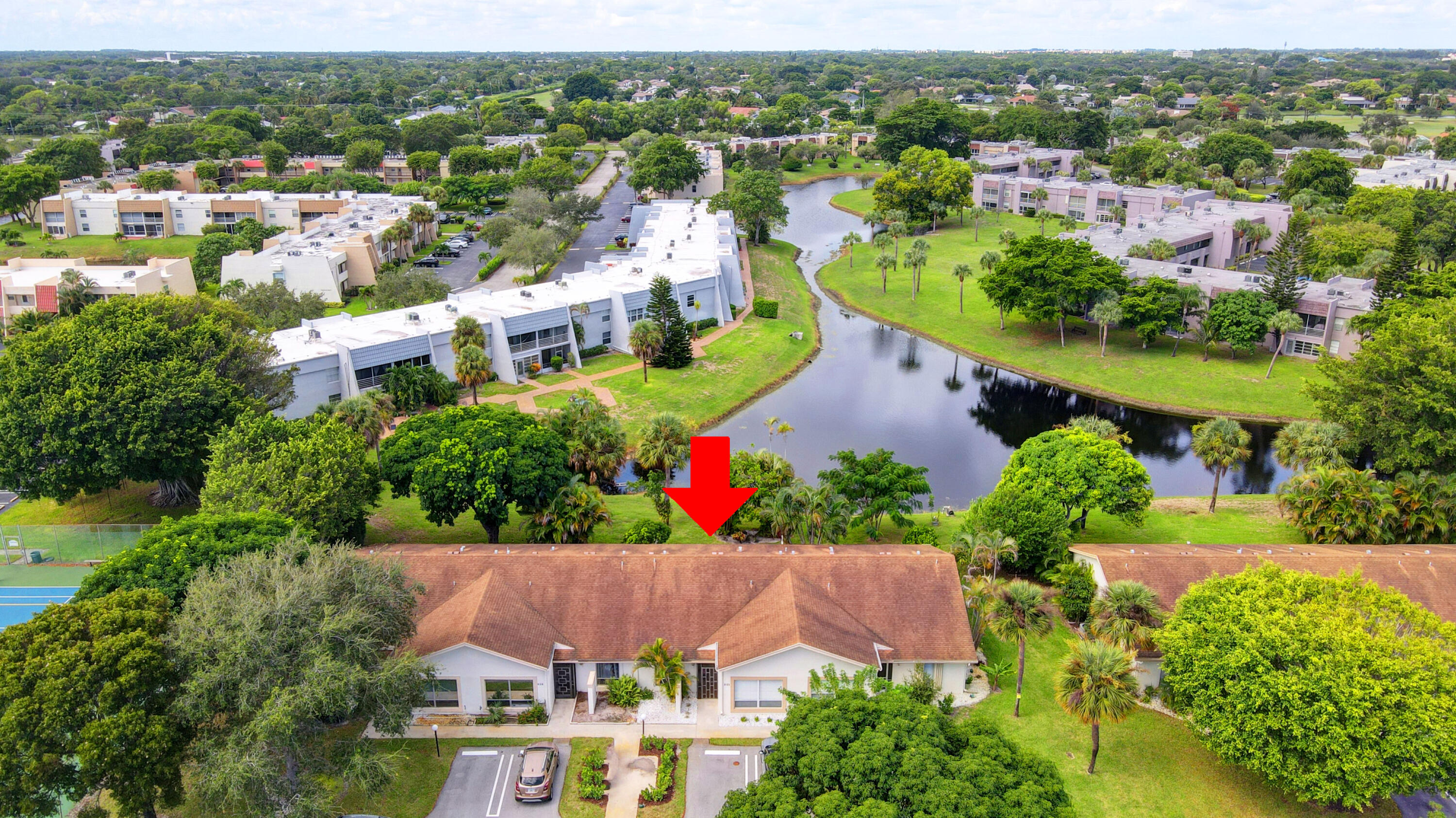 852 Lago Road Delray Beach, FL 33445 - Photo 32 of 65 Aerial View