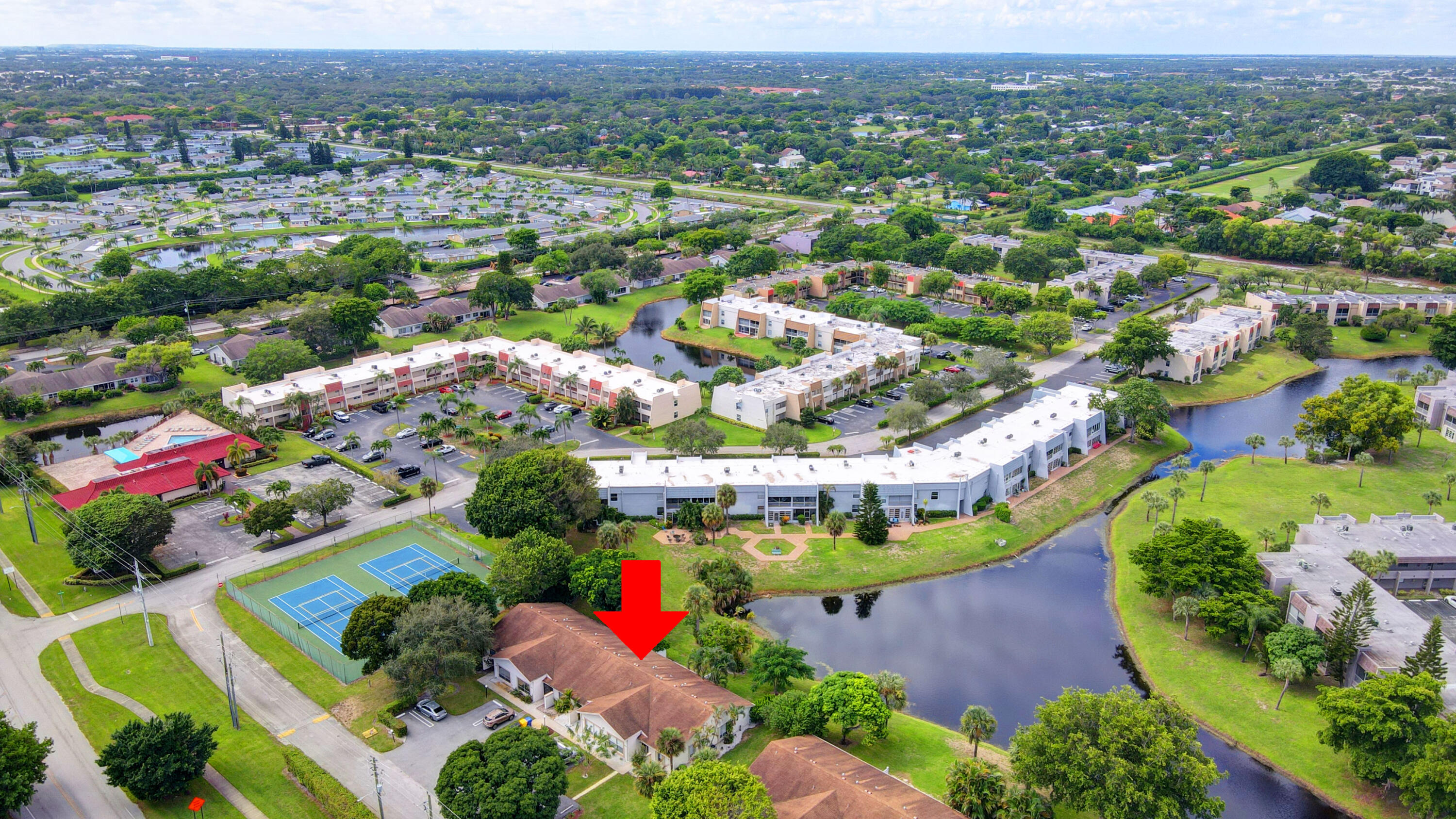 852 Lago Road Delray Beach, FL 33445 - Photo 34 of 65 Aerial View