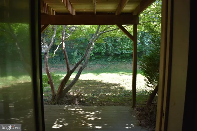 a view of lake from a window