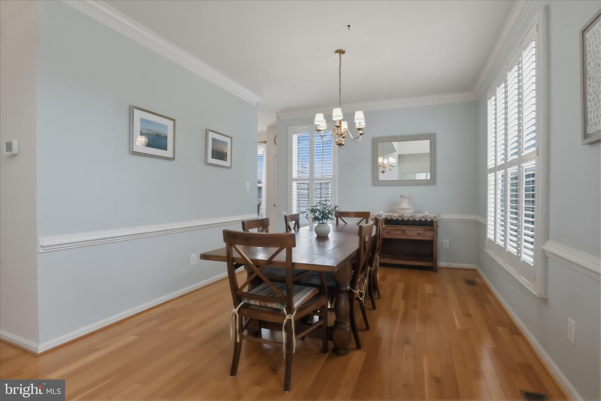 25352 Ripleys Field Drive Chantilly, VA 20152 - Photo 12 of 54 a view of a dining room with furniture and window