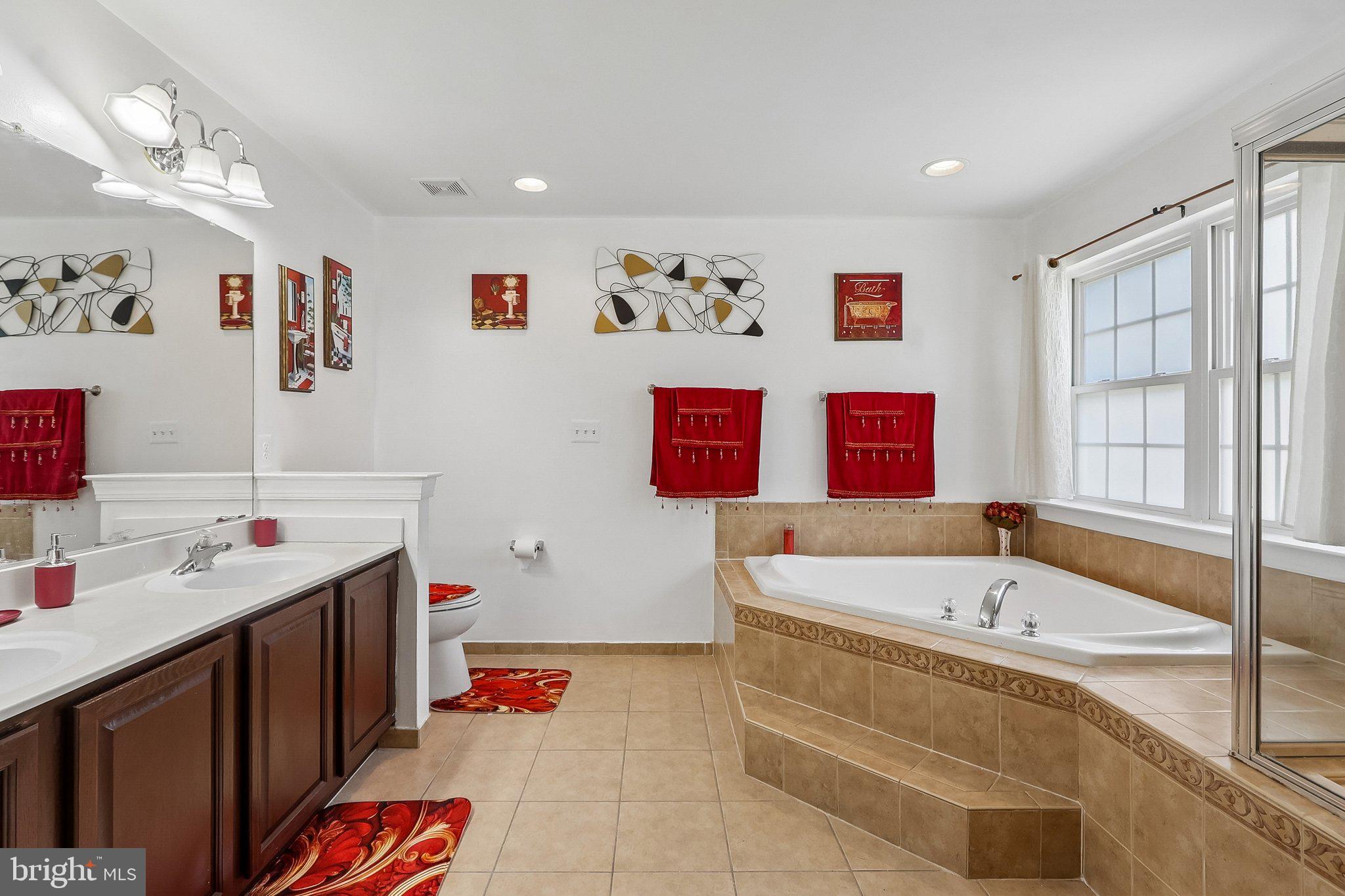 9003 Eldon Drive Clinton, MD 20735 - Photo 23 of 54 Elegant bathroom with modern touches.