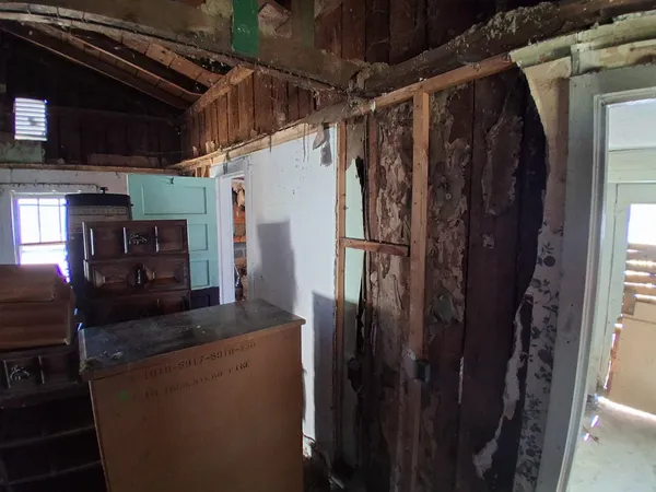 a close view of utility room