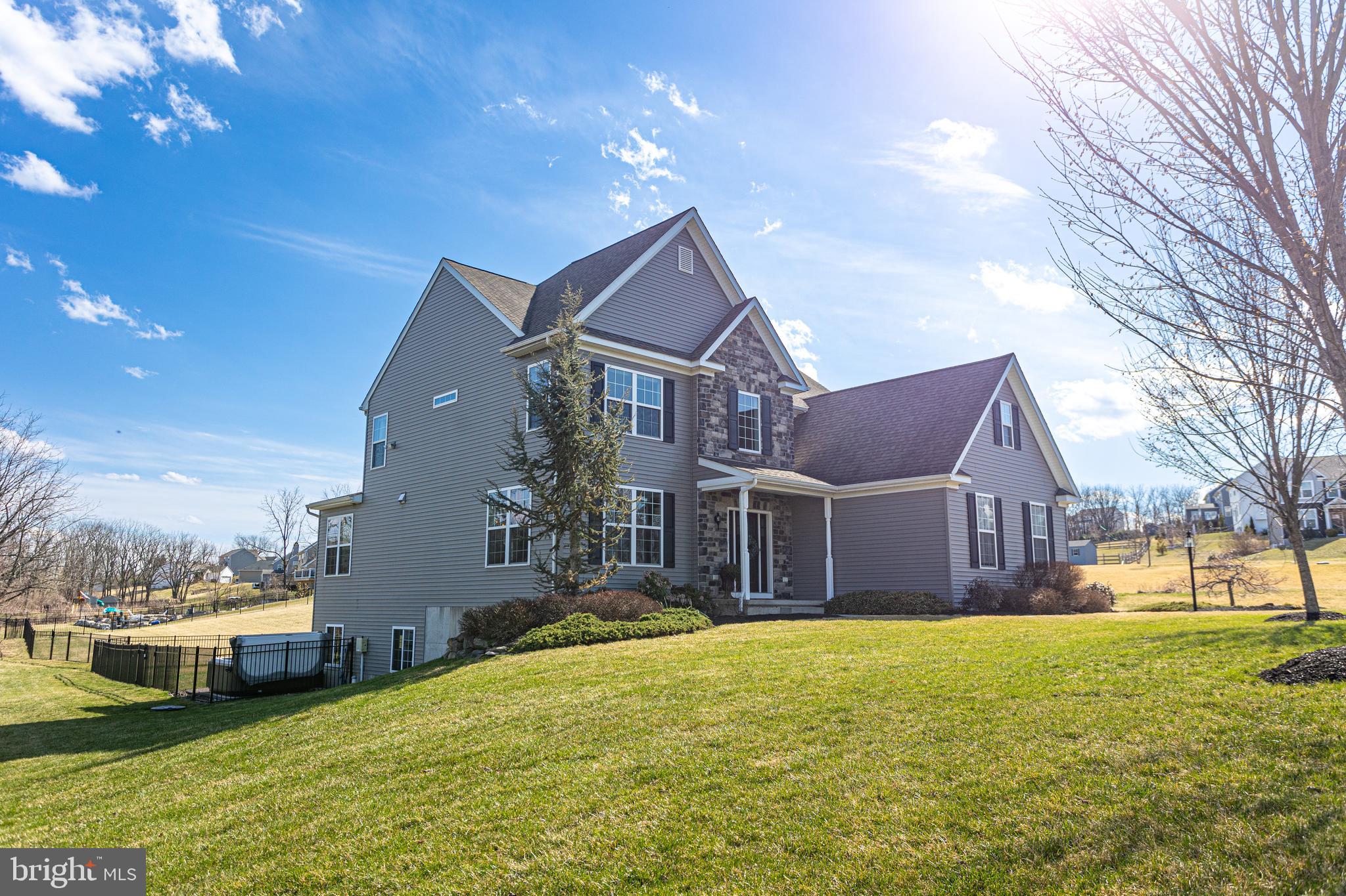 33 Docwill Drive Barto, PA 19504 - Photo 3 of 54 a house view with swimming pool in front of it