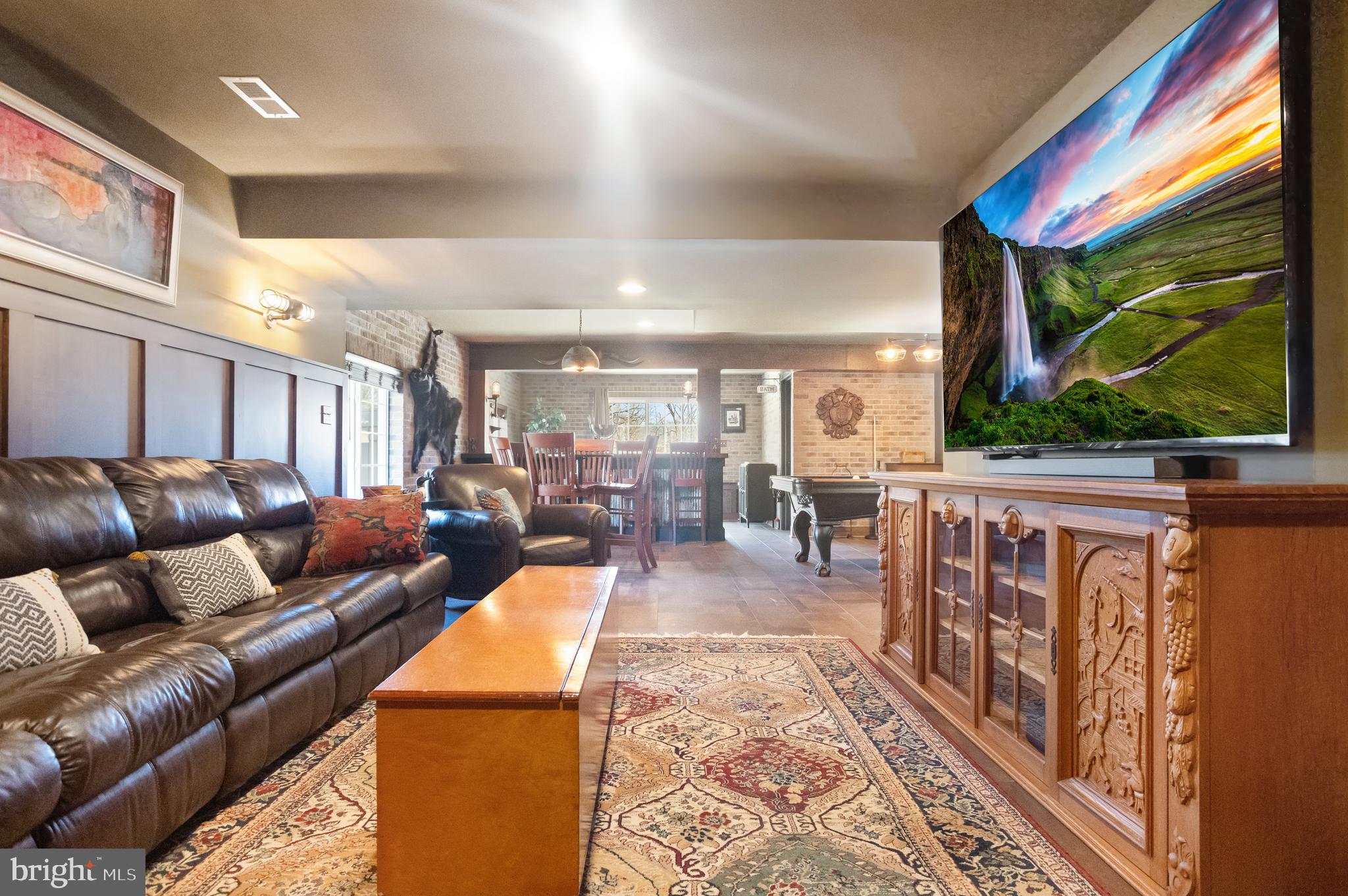 33 Docwill Drive Barto, PA 19504 - Photo 40 of 54 a living room with furniture and a flat screen tv
