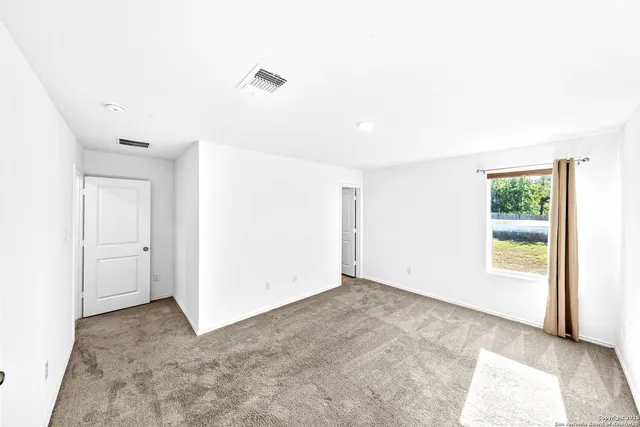 a view of an empty room