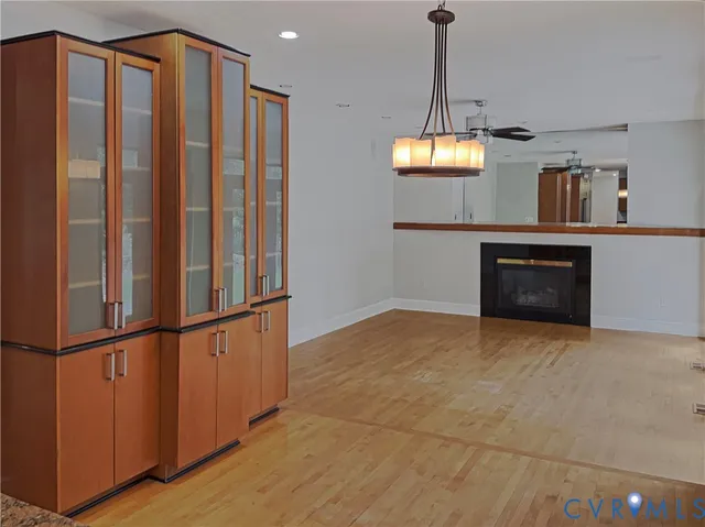 a bathroom with a sink and vanity