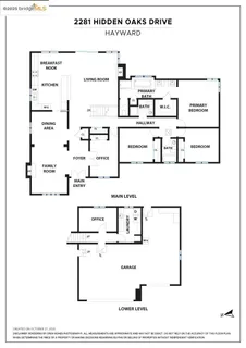 $1,195,000 | 2281 Hidden Oaks Drive, Hayward, CA 94541