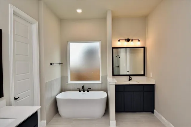 a view of a hallway with an entryway