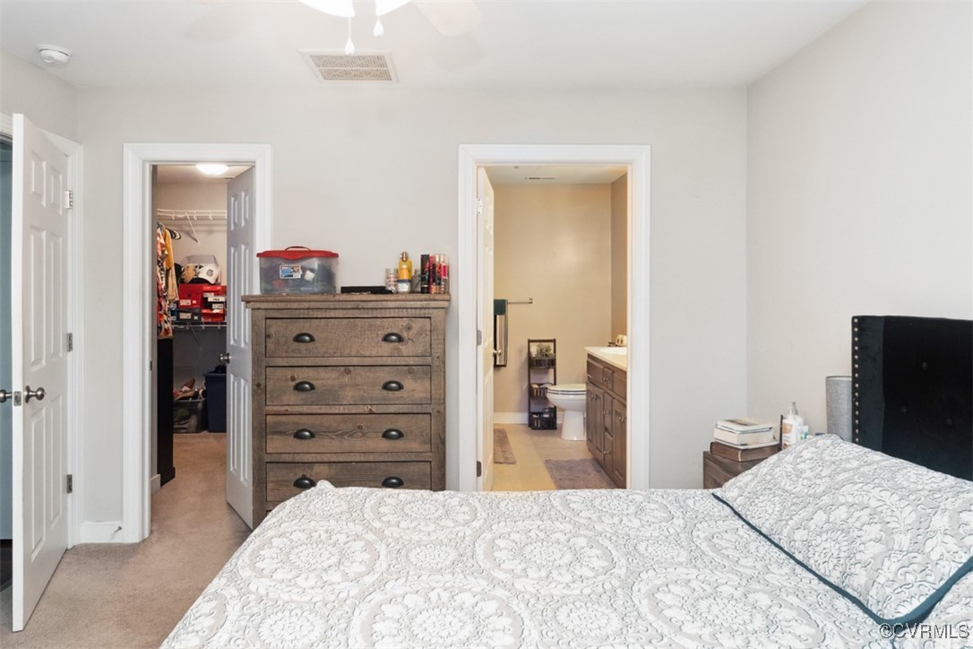 228 Pine Ridge Road Aylett, VA 23009 - Photo 20 of 25 Carpeted bedroom with a walk in closet, a closet,