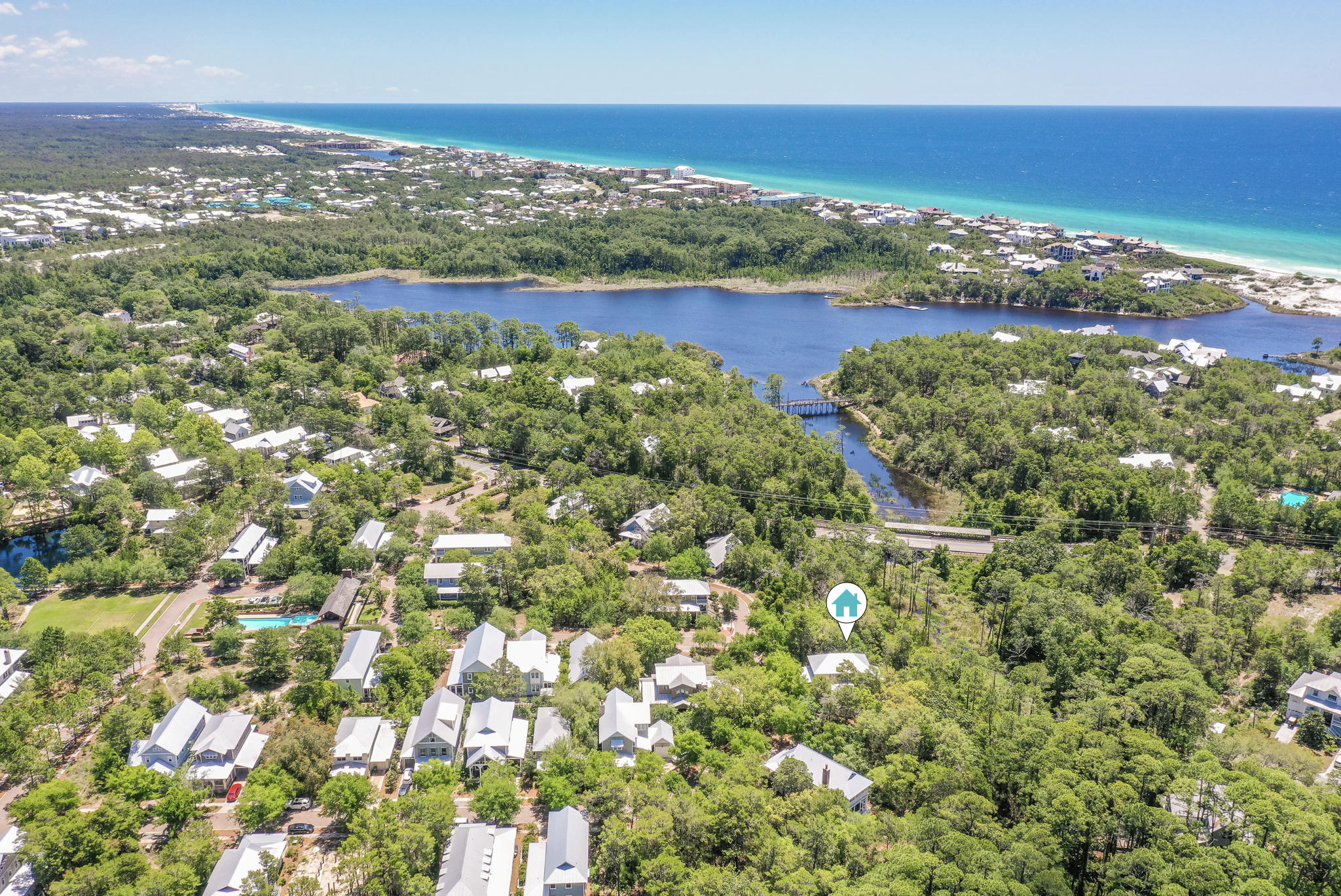 97 Okeechobee West Santa Rosa Beach, FL 32459 - Photo 2 of 46 a view of city and ocean