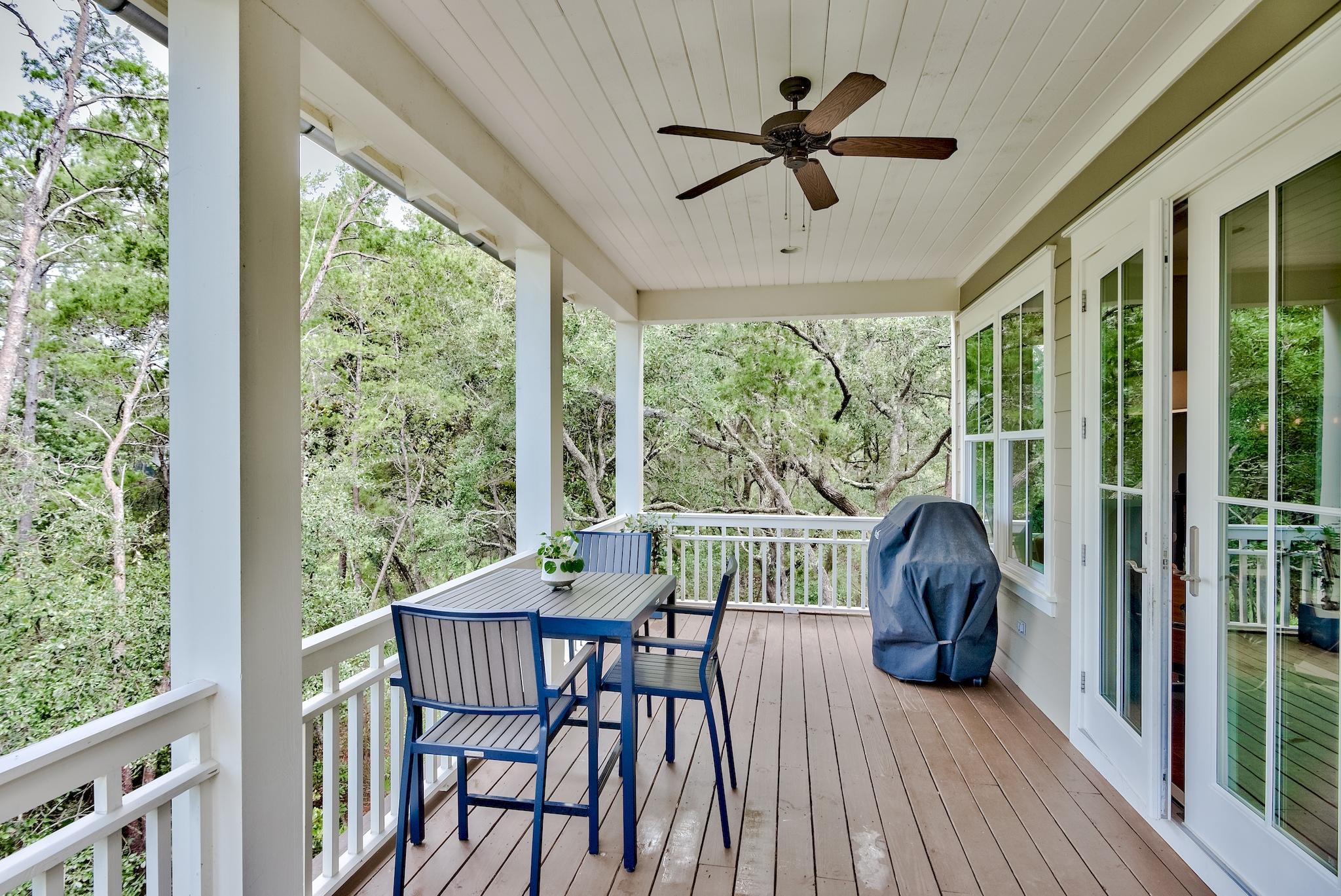 97 Okeechobee West Santa Rosa Beach, FL 32459 - Photo 18 of 46 a view of a porch with furniture and a porch