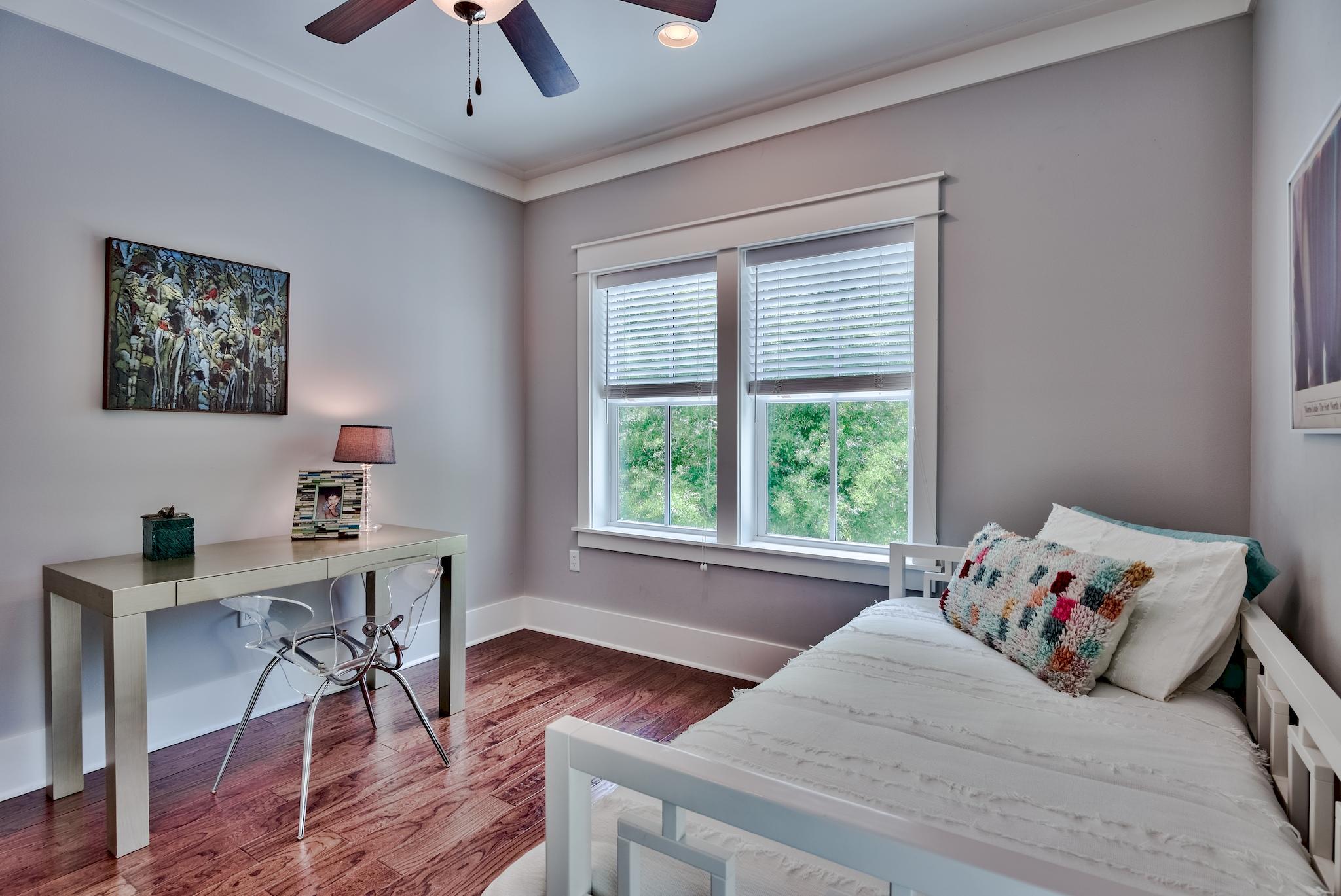 97 Okeechobee West Santa Rosa Beach, FL 32459 - Photo 28 of 46 a bedroom with a bed and a window