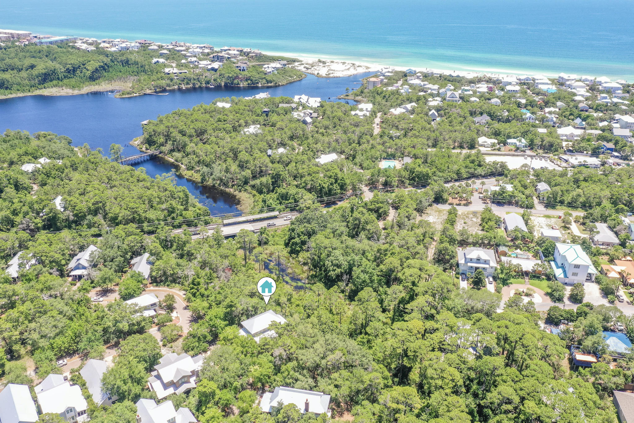 97 Okeechobee West Santa Rosa Beach, FL 32459 - Photo 41 of 46 a view of lake view and mountain view