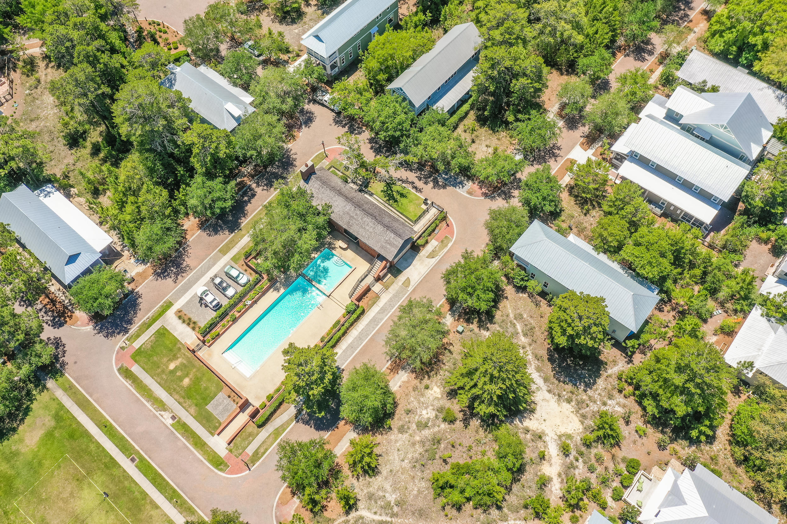 97 Okeechobee West Santa Rosa Beach, FL 32459 - Photo 7 of 46 an aerial view of residential houses with outdoor space