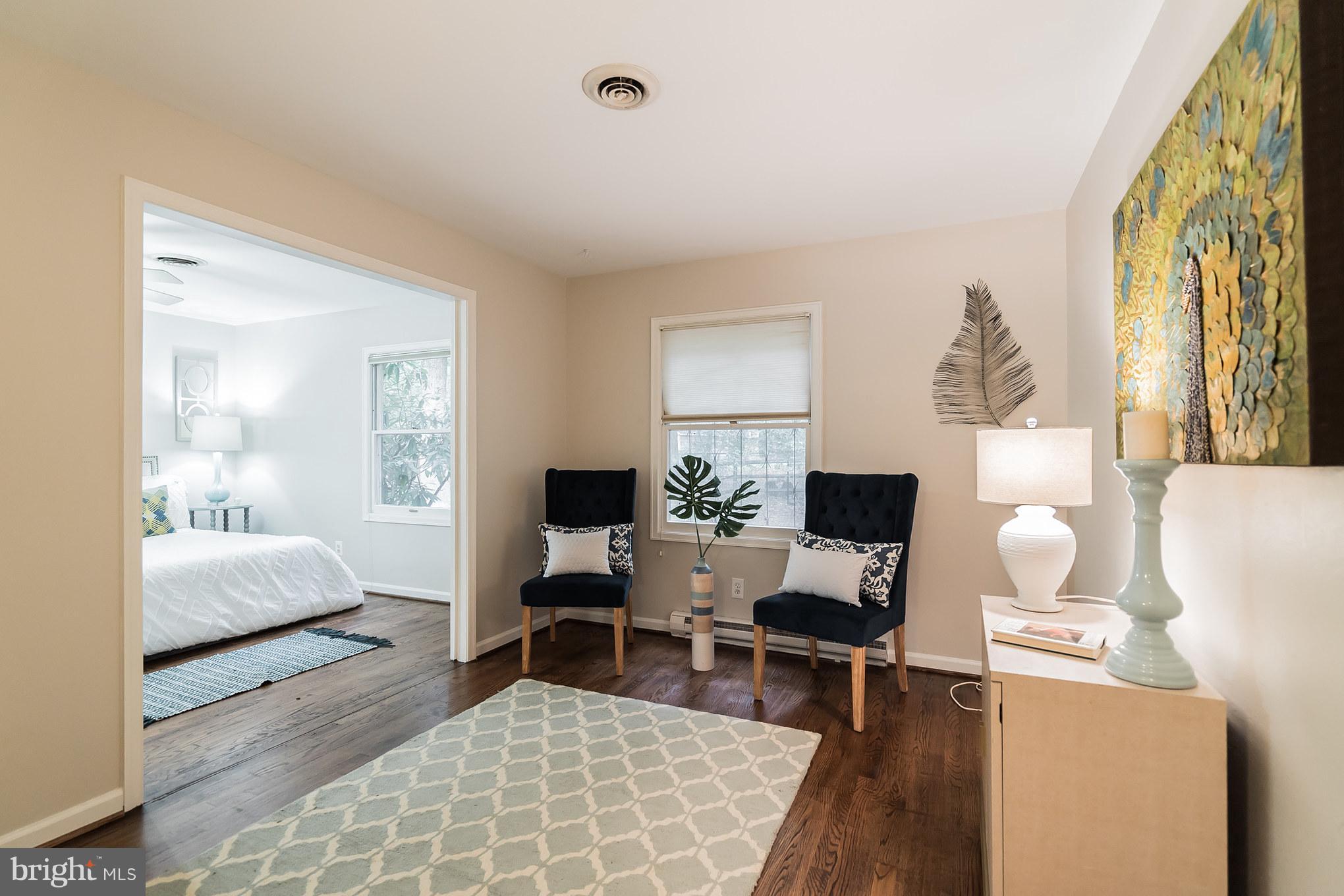 9541 Warfield Road Gaithersburg, MD 20882 - Photo 14 of 29 Master suite with sitting room.