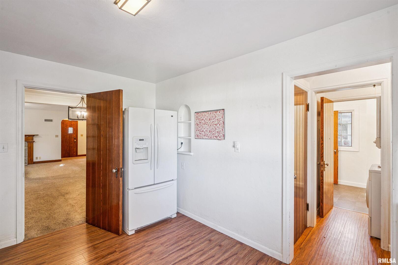 314 West 3rd Street Prophetstown, IL 61277 - Photo 12 of 29 a view of a hallway with wooden floor