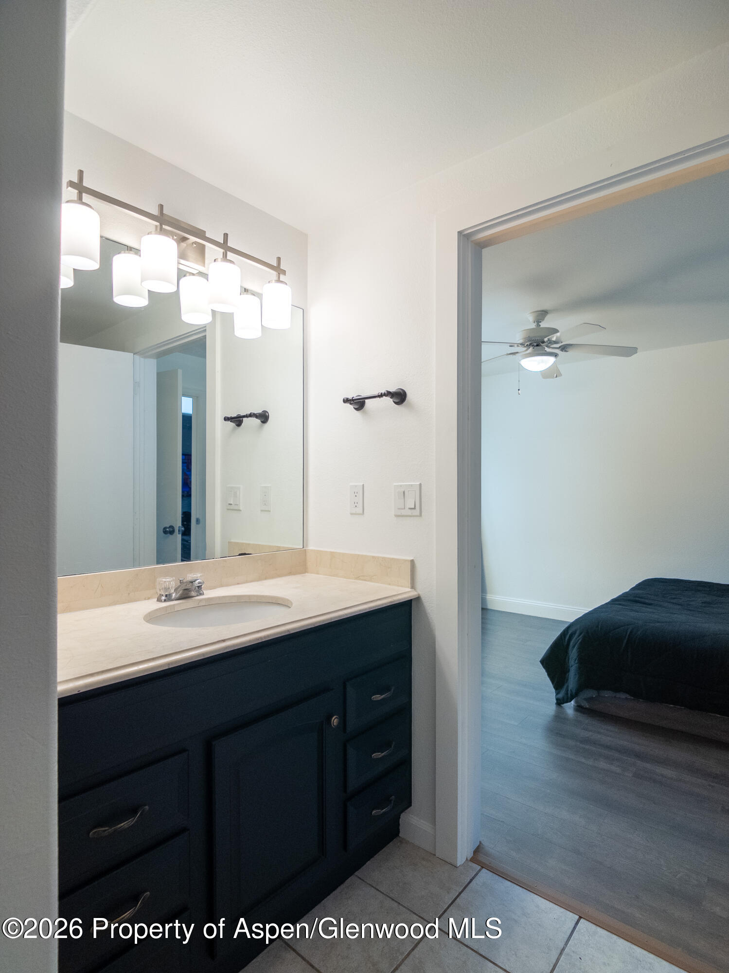792 Castle Valley Boulevard, Unit B New Castle, CO 81647 - Photo 6 of 25 a bathroom with a sink and a mirror