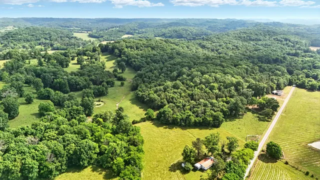 a view of a lake with a mountain