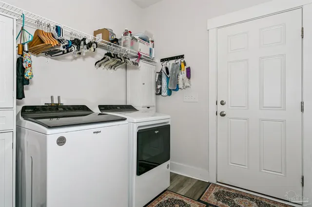 a view of storage and utility room