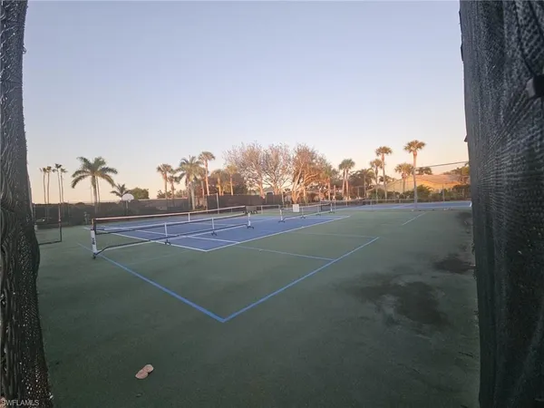 a view of a tennis court