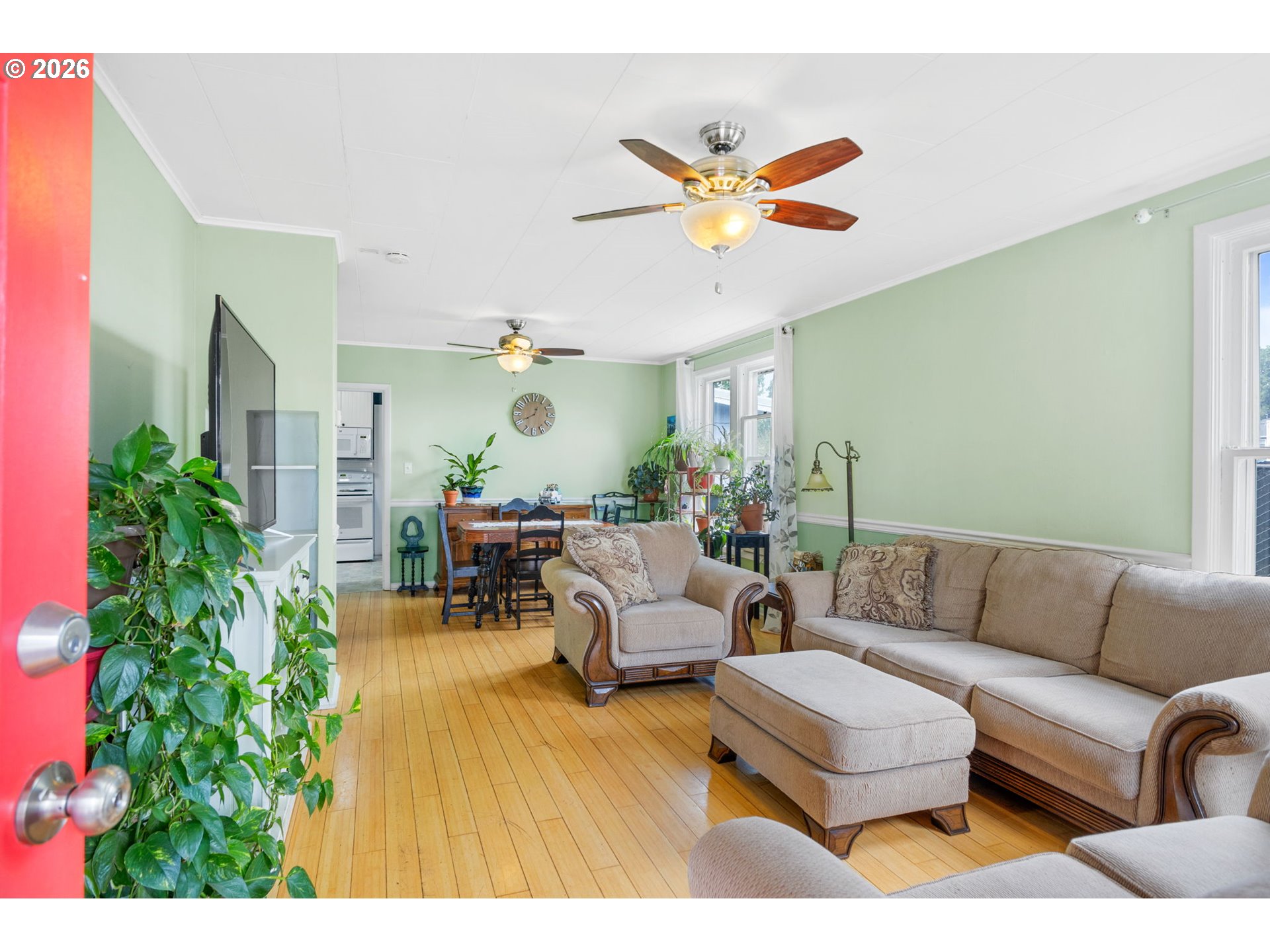 1071 Southwest Church Street Dallas, OR 97338 - Photo 4 of 27 a living room with furniture and a large window