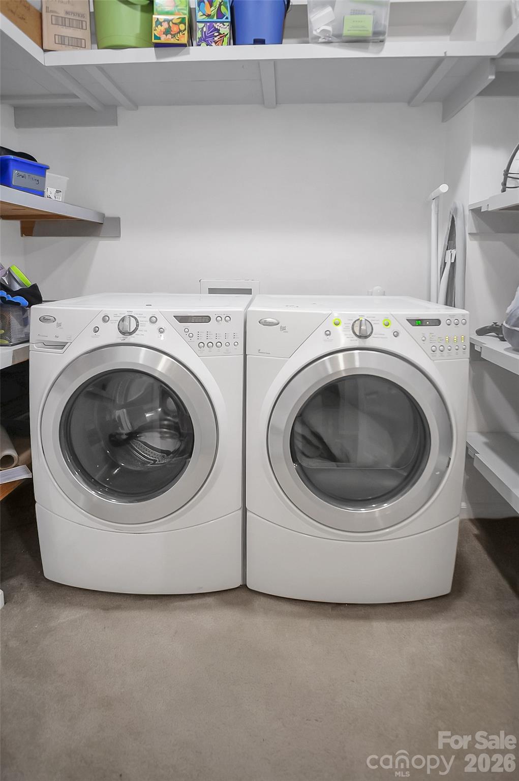 808 Old Mt Holly Road Stanley, NC 28164 - Photo 15 of 48 a utility room with dryer and washer