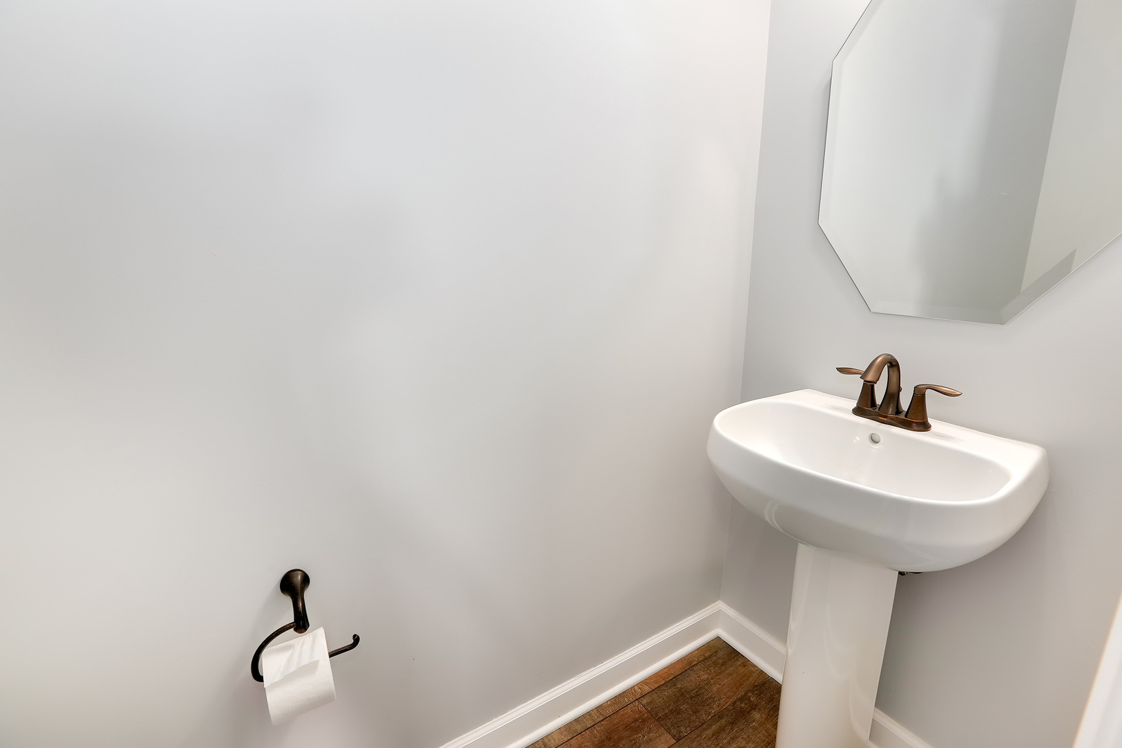 2827 Church Road Aurora, IL 60502 - Photo 13 of 30 a bathroom with a sink and mirror