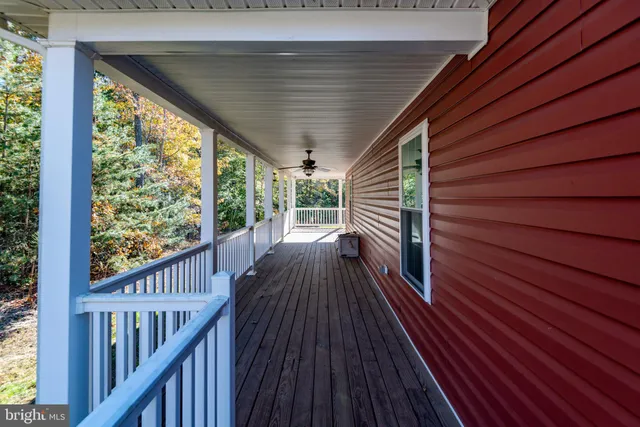 a view of outdoor space with seating area