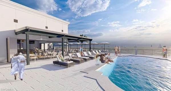 a view of a patio with couches and chairs