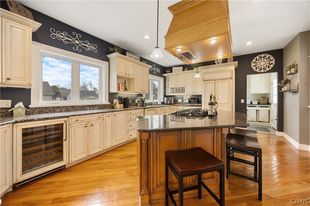 78 Seneca Avenue Vernon, NY 13421 - Photo 6 of 21 Kitchen w/custom cabinetry, wine chiller & subzero