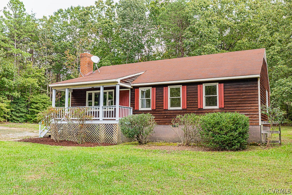 2550 Bethany Church Road Bumpass, VA 23024 - Photo 39 of 39 FRONT ELEVATION, FRONT PORCH