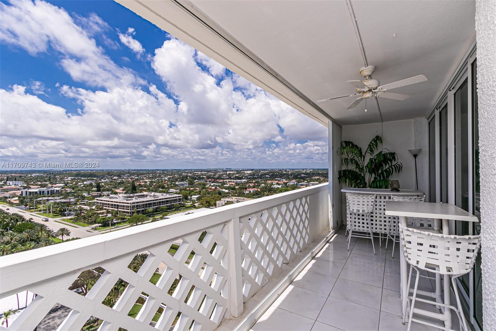 1200 South Ocean Boulevard, Unit PHF Boca Raton, FL 33432 - Photo 28 of 65 a view of a chairs and table in the balcony
