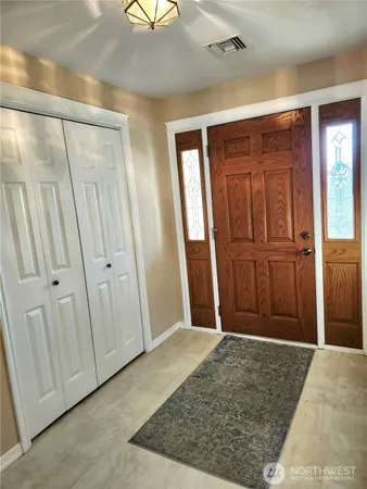 a view of front door