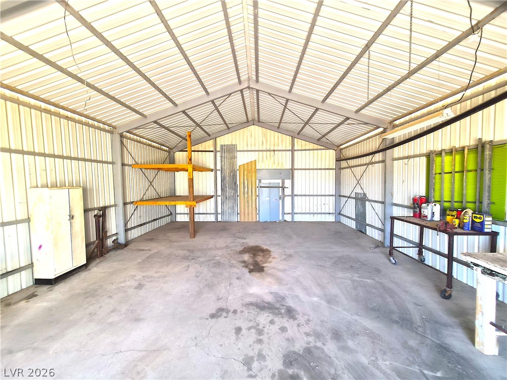 11545 South Spring Meadows Road Pahrump, NV 89060 - Photo 24 of 33 This spacious utility building offers ample storage and versatile workspace.