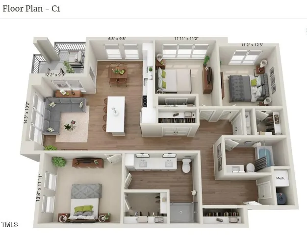 $4,401 | 255 East Chatham Street, Unit C1, Cary, NC 27511