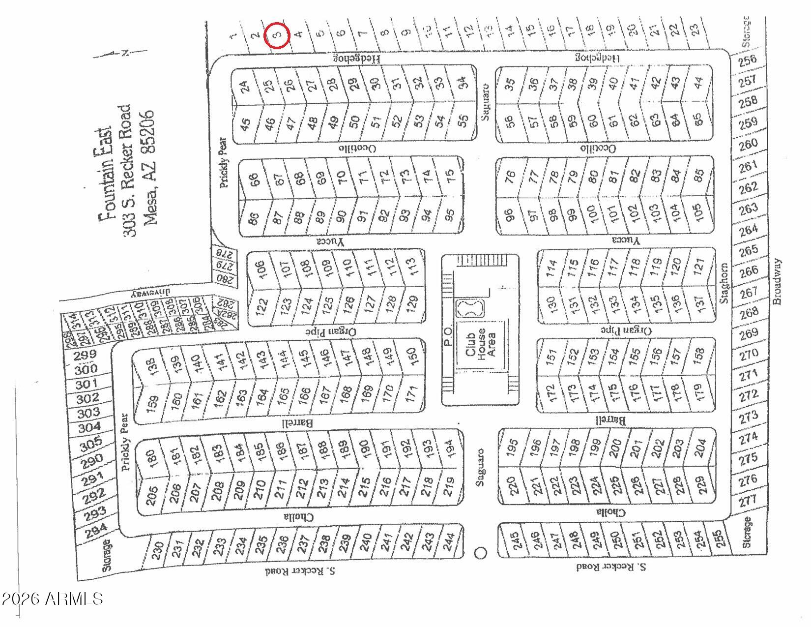 303 South Recker Road, Unit 3 Mesa, AZ 85206 - Photo 6 of 38 FountainEast_Map_page-0001
