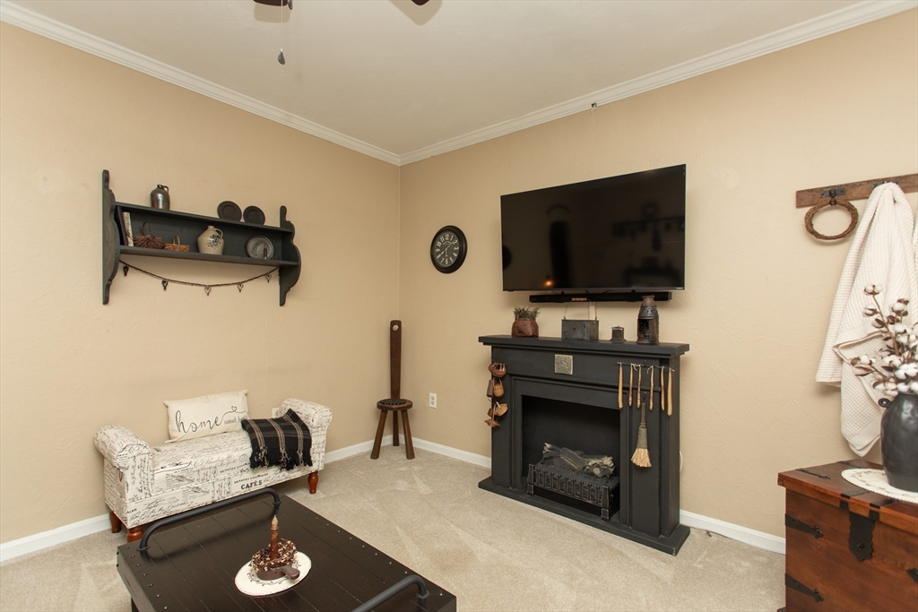 245 R Laurel Street East Bridgewater, MA 02333 - Photo 16 of 37 a living room with furniture and a flat screen tv