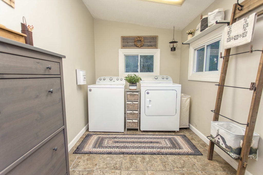 245 R Laurel Street East Bridgewater, MA 02333 - Photo 27 of 37 a view of utility room with washer and dryer