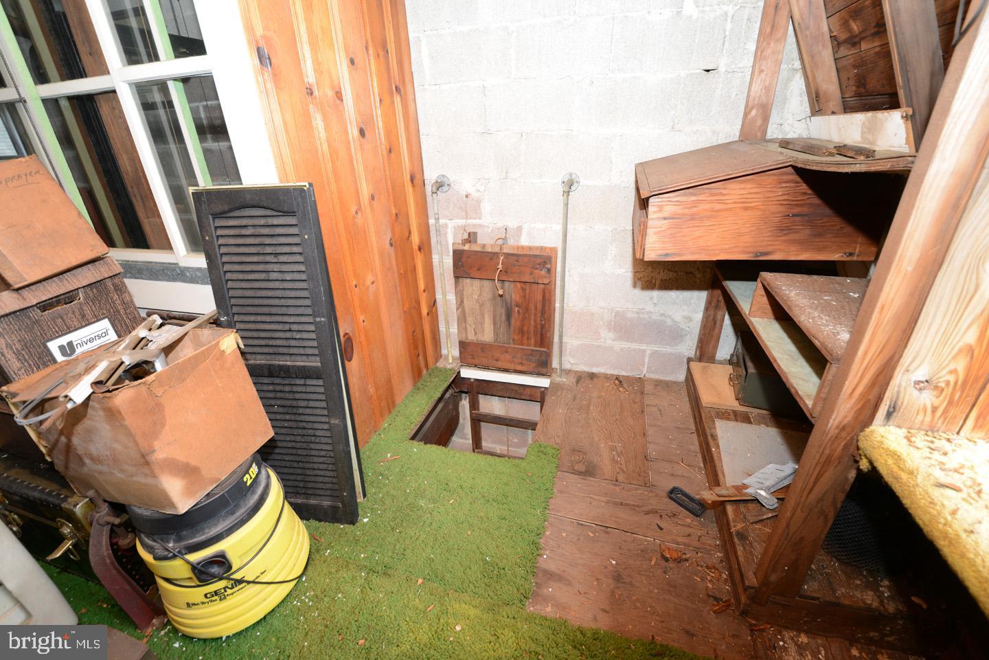 817 South Cedar Road Rockledge, PA 19046 - Photo 49 of 49 Garage 2nd floor with view of ladder entrance